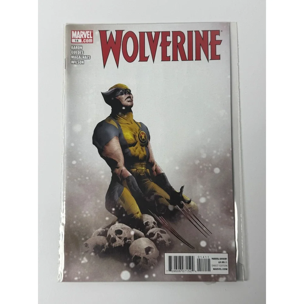 Marvel Wolverine 14 Jason Aaron Renato Guedes Jae Lee Cover 2011 Comic Book